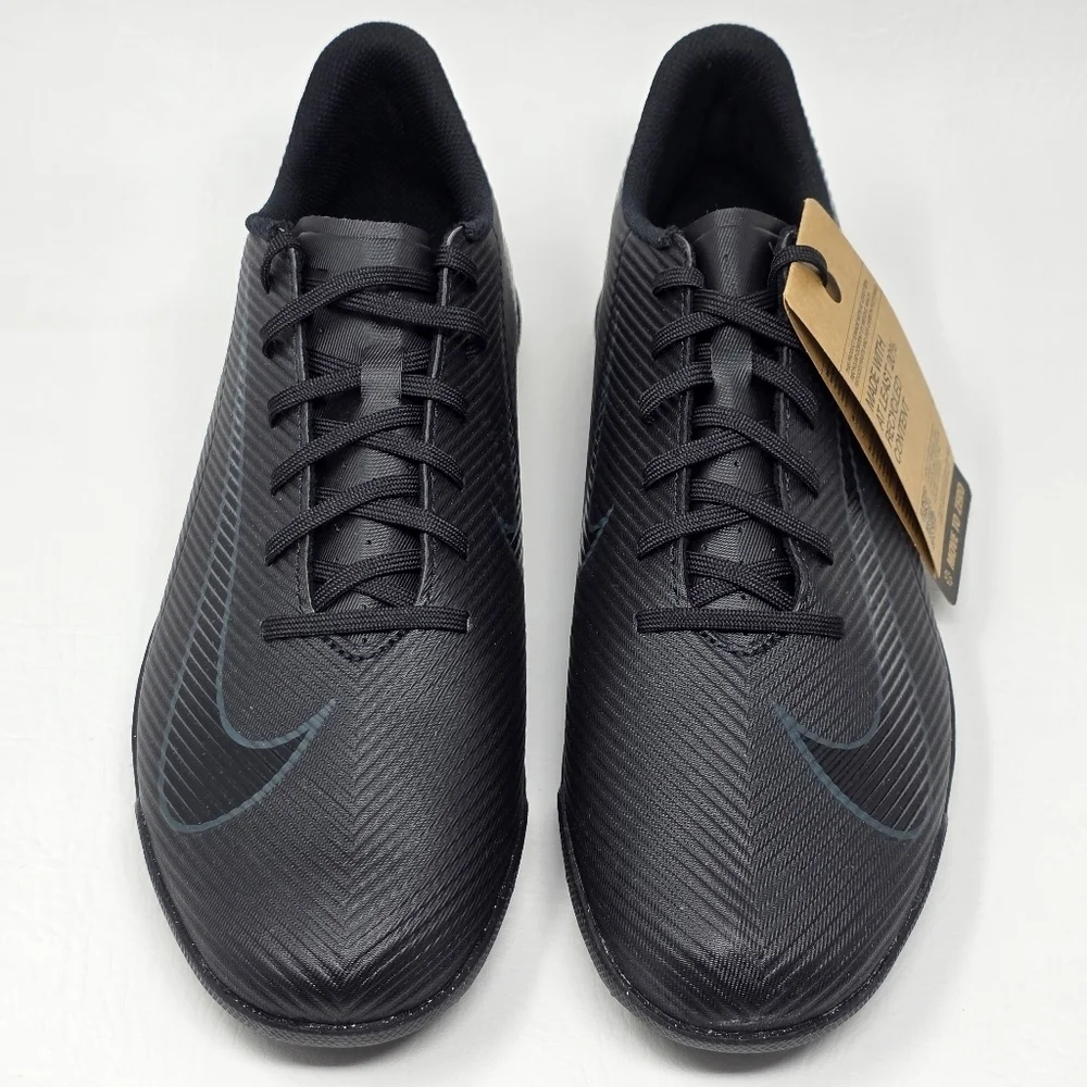 Nike Vapor 16 Club TF Men's Size 11.5 Black Deep Jungle Soccer Indoor Cleats NEW